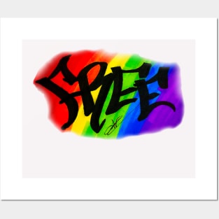 “FREE” Pride Graffiti Posters and Art